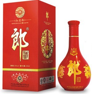 郎酒紅花郎十年53度 醬香型白酒 酒類批發(fā) 郎酒系列