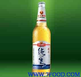 珠江精品純生啤酒